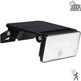 LED's Work Außenleuchte Kunststoff 2,6 cm mit Bewegungsmelder 8 W 1000 lm 4000 K IP54 schwarz