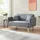[en.casa] Couch Bouclé 2-Sitzer Grau