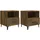 vidaXL Nachtschrank 2 Stk. 3500 x 0 x 2450 cm Braun