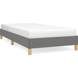 vidaXL Bettgestell 100 x 200 cm Dunkelgrau