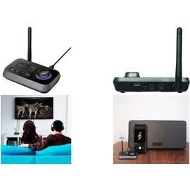 Logilink BT0062 Bluetooth 5.0 Audiosender Empfänger Transmitter Receiver) um Nicht-bluetoohfähige Geräte mit Bluetooth Version: 10m