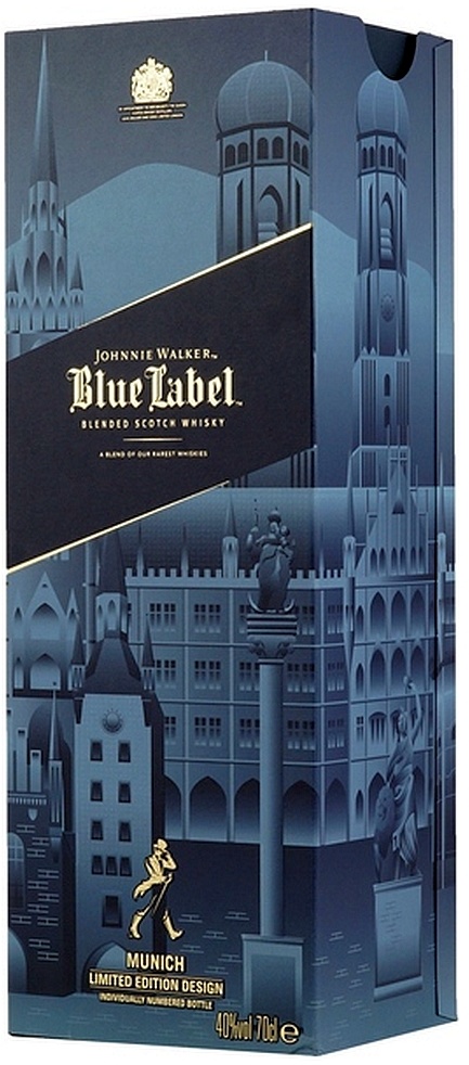 Johnnie Walker Blue Label - Munich Edition - Blended Scotch Whisky 40% 0,7l