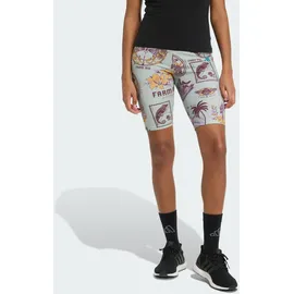 adidas X Farm Radlershorts grau|violett|gelb XL