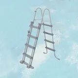 Weka Übersteigleiter grau