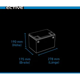 Ective Semi Cycle 80Ah 12V
