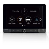 XZENT X-127 1-Din Autoradio, Multimediasystem mit 9“/22,9 cm Touchscreen, Mediencenter mit DAB+, USB, UKW, Apple CarPlay, Android Auto, für PKWs oder Reisemobile