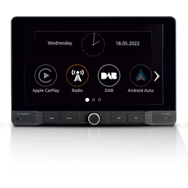 XZENT X-127 1-Din Autoradio, Multimediasystem mit CarPlay, Android Auto, für PKWs oder Reisemobile
