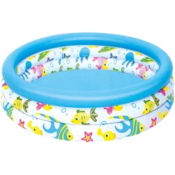 Baby Swimmingpool Korallen Kinder 102x25 cm bunt|BLAU No Size