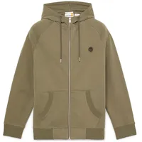 Timberland Mens Loopback Full Zip Hoodie leaf green M