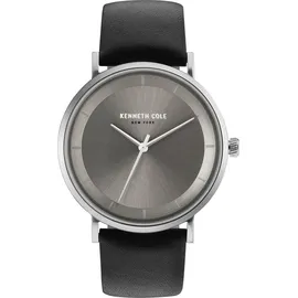 Kenneth Cole New York Herren-Armbanduhr Analog Quarz Leder KC50567002
