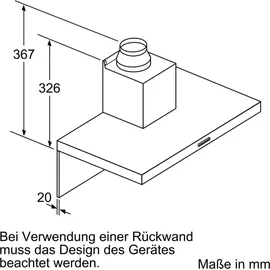 Bosch DWB66BC50 Wandhaube 60 cm