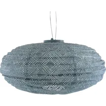 lumiz Lampion Kunststoff Ø 40 cm Solar blau grau