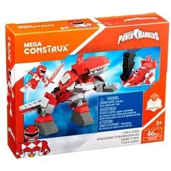 MATTEL DPK73 DPK75 Mega Construx Power Rangers Tyrannosaurus Dinozord