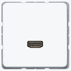Jung Mutimedia-Einsatz HDMI (alpinweiß)