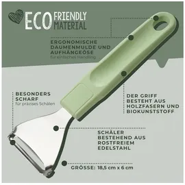 Fackelmann Ecolution Sparschäler 18 cm