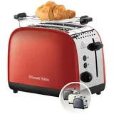 Russell Hobbs Colours Plus 2S Toaster Rot