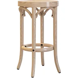 2er-Set LOUIS | Bugholz Barhocker | Holz | Eiche