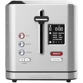 GASTROBACK Design Toaster Digital 2S, edelstahl