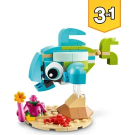 LEGO Creator 3 in 1 Delfin und Schildkröte 31128