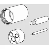 Herzbach Logic Plus Unterputz-Verlängerung 36.081500.1.14 30mm, nicht kürzbar, für Einhandmischer, Edelstahlfinish