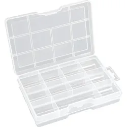 InLine Kleinteilebox, 11 Fächer, Abmessungen: 194x130x35mm