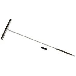 Wasserabzieher WENKO "Rosole", grau (chromfarben), B:40cm L:3cm, Edelstahl, Wasserabzieher, für Badezimmer-Boden und -Fenster