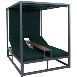 MCW Lounge-Gartenliege 196 x 165 x 196 cm Dunkelgrau