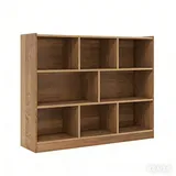 Costway Bücherregal 122 x 32 x 93 cm Beige