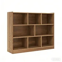 Costway Bücherregal 122 x 32 x 93 cm Beige