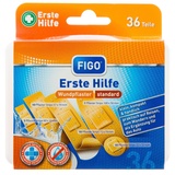 Figo Erste Hilfe Box 36 Strips, (Set)