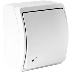 Treppenschalter Lichtschalter Schalter IP44 weiß 153-01 DV 5768