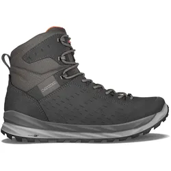 Lowa Alltag-Travelschuhe Malta Mid GTX (Veloursleder, wasserdicht) anthrazitgrau Herren