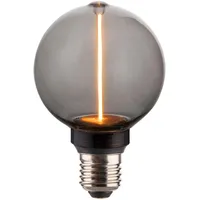 LUXULA LED Filament Leuchtmittel LINE Smoke Globe E27 dimmbar