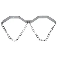 ich-zapfe Flaschenhalter für zwei CO2-Flaschen silber