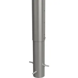 Biohort Sichtschutzelement 40 x 142 cm Grau Metall