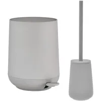 ZONE Denmark Bad Accessoires 2tlg Set Pedaleimer und Toilettenbürste