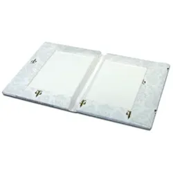 Kartenmappe A6 HD/C6 10/10 weiß ZERKALL BÜTTEN 22343801 matt