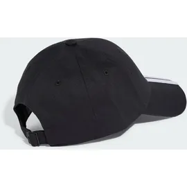 adidas 3-Streifen New Logo Baseball Kappe Black / White Teens