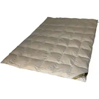 Betten Hofmann White Sibiria Schneegänseflaum leichte Daunendecke Bettdecke 6x8 135x200 cm - Braun