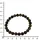 Ostsee-Schmuck Armband Kugel 8 mm schwarz 19 cm