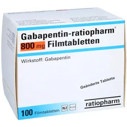 GABAPENTIN-ratiopharm 800 mg Filmtabletten 100 St