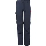 TROLLKIDS Oppland Zipp-Off-Trekkinghose Blau 128