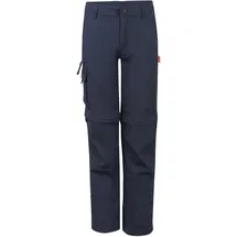 TROLLKIDS Oppland Zipp-Off-Trekkinghose Blau 128