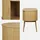 sweeek - Ovales Büro im Holzlook mit zwei Aufbewahrungsmöglichkeiten, L 120cm - Natur - Braun