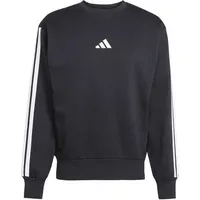 adidas Essentials 3-Streifen Sweatshirt Schwarz/Weiß M