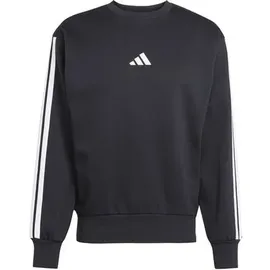 adidas Essentials 3-Streifen Sweatshirt Schwarz/Weiß M