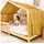 lilimaus Hausbett Himmel [in 12 Farben] Betthimmel Hausbett aus 100% Baumwolle Musselin - Stoffhimmel für Hausbett Deko Mädchen & Jungen - Himmel für Hausbett Kinder - Bett Vorhang Kinderbett