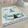 Paco Home - Kinder-teppich, Kinderzimmer Pastell Farben, Indianer-zelt Motiv 3-d, In Cream Grau 120x170 Cm