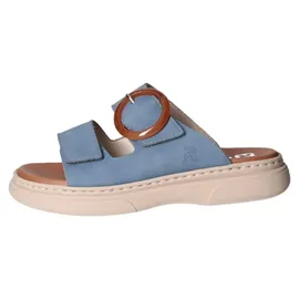 Rieker Bequeme Pantoletten für Damen, blau, 38 EU