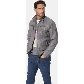 Babista Lederjacke CORIETTA", grau- 58,